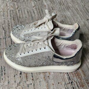 Steve Madden Women's Glimmer R Platform Lace Up Sneakers, Size 8M